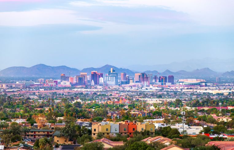 Phoenix's downtown skyline.