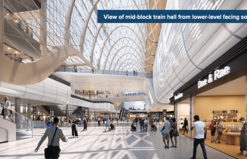 A new rendering of the planned renovation of Penn Station.