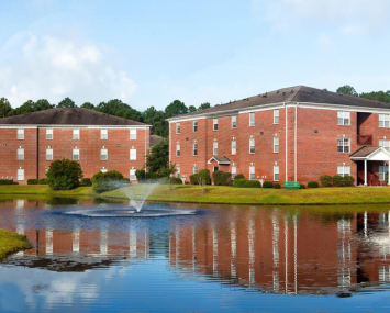 A soon-to-be converted student housing complex at 110 Chanticleer Village Drive in Myrtle Beach, South Carolina.