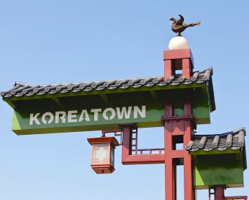 Koreatown in Los Angeles.