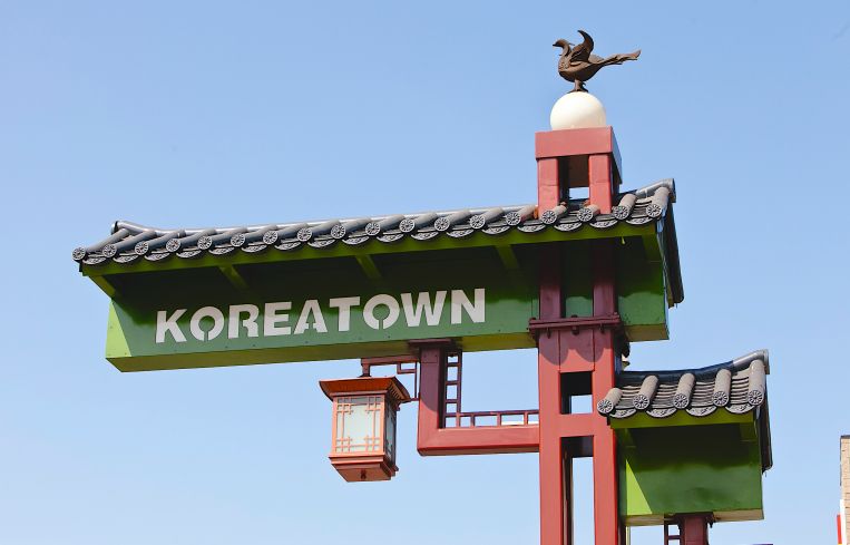Koreatown in Los Angeles.