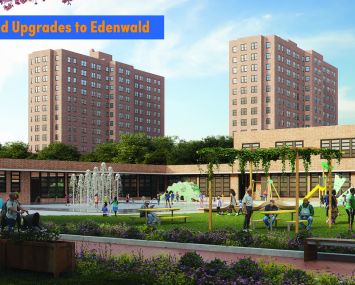 Rendering of Edenwald Houses planned upgrades
