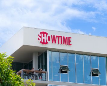 General view of the Showtime corporate offices at 'The Lot' studio property, formerly Warner Hollywood Studios, in 2022 in West Hollywood, California.