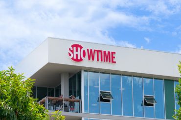 General view of the Showtime corporate offices at 'The Lot' studio property, formerly Warner Hollywood Studios, in 2022 in West Hollywood, California.