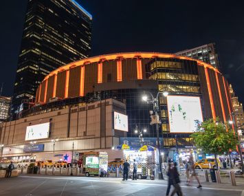 Madison Square Garden.