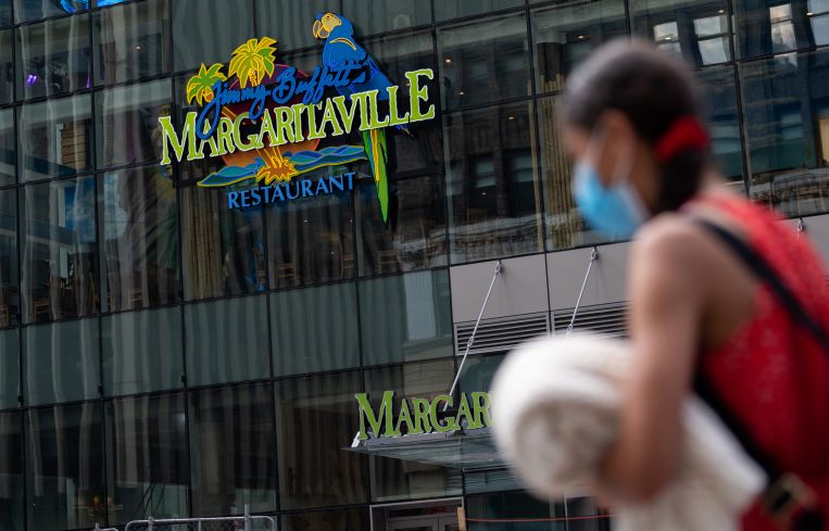 The Margaritaville Resort in Times Square.