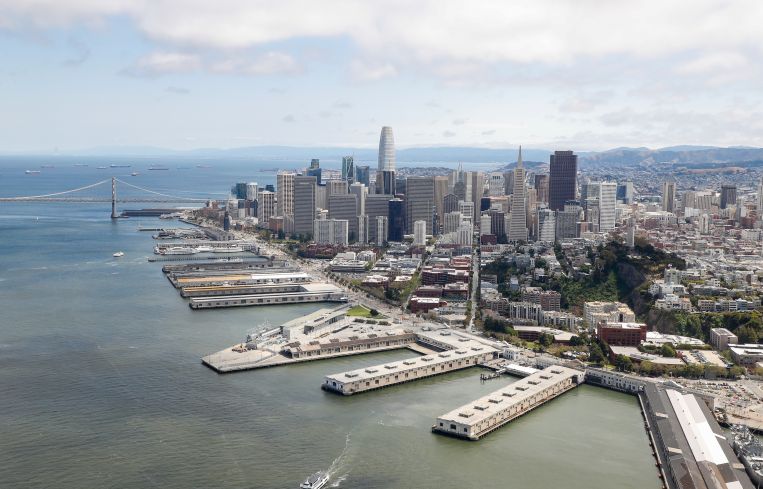 The San Francisco skyline.