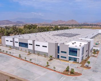The development was completed in 2021 on almost 17 acres at 21500 Harvill Avenue in the city of Perris in Riverside County.