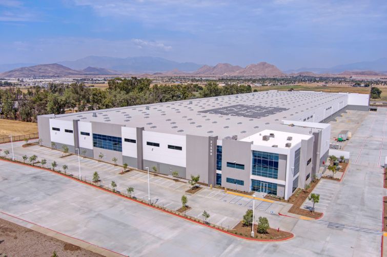 The development was completed in 2021 on almost 17 acres at 21500 Harvill Avenue in the city of Perris in Riverside County.