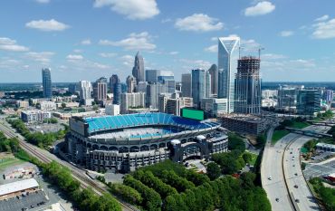 The Charlotte, N.C. retail sector had a 16 percent month-over-month increase in distress for commercial real estate loans in June. 