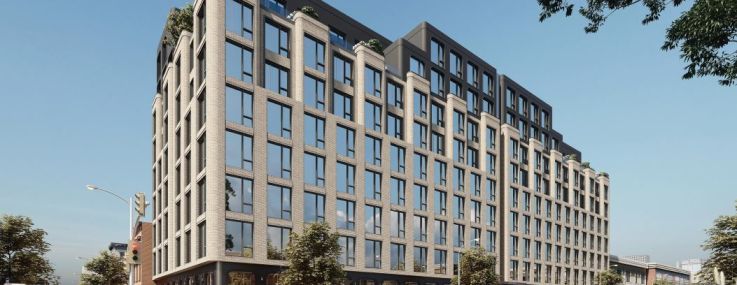 A rendering of the new development.