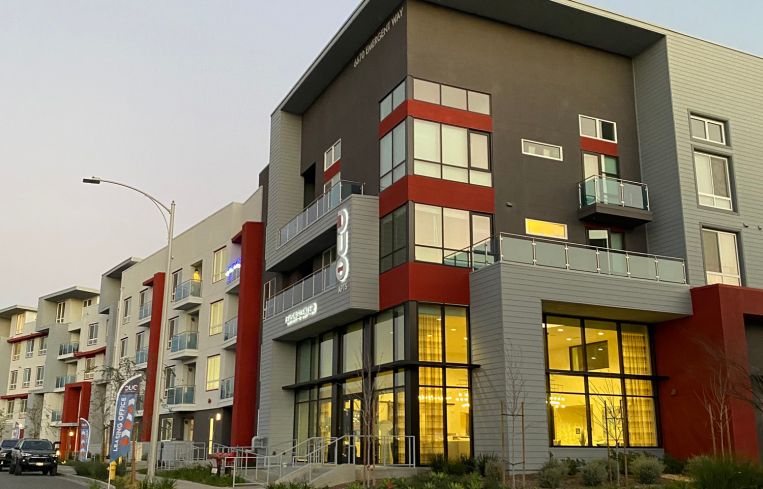 The Duo Apartments in San Jose, California.