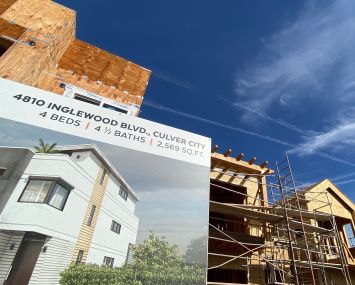 A house under construction is seen in Culver City, a neighborhood of Los Angeles .