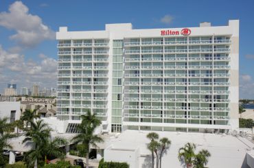 Hilton Fort Lauderdale Marina hotel. 