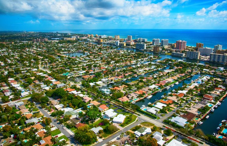 A residential district of Pompano Beach, Fla., located just north of Fort Lauderdale.