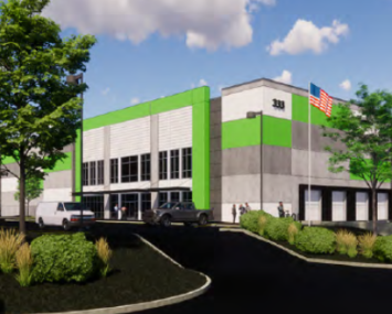 Rendering of Tri-State Industrial, a state-of-the-art industrial facility outside Philadelphia.