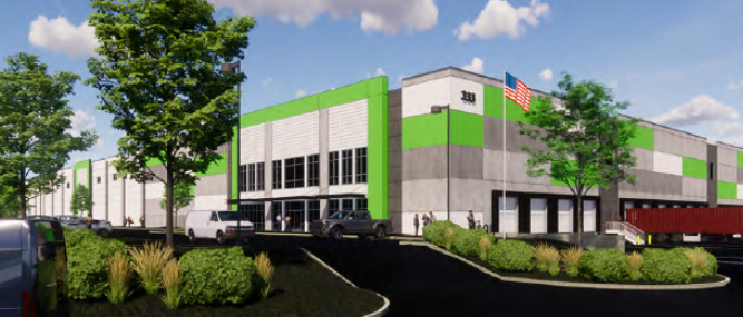 Rendering of Tri-State Industrial, a state-of-the-art industrial facility outside Philadelphia.