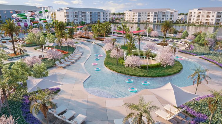 The proposed Villatel Orlando Resort