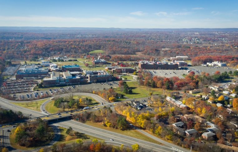 Hudson Valley iCampus is a 2 million-square-foot, mixed-use, multi-tenanted property on 207 acres at 401 North Middletown Road in Pearl River, N.Y.