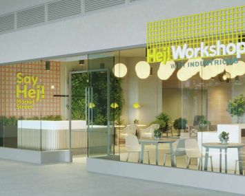 Hej! Workshop entrance.