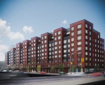 A rendering of 580 Gerard Avenue in Mott Haven, Bronx, New York.