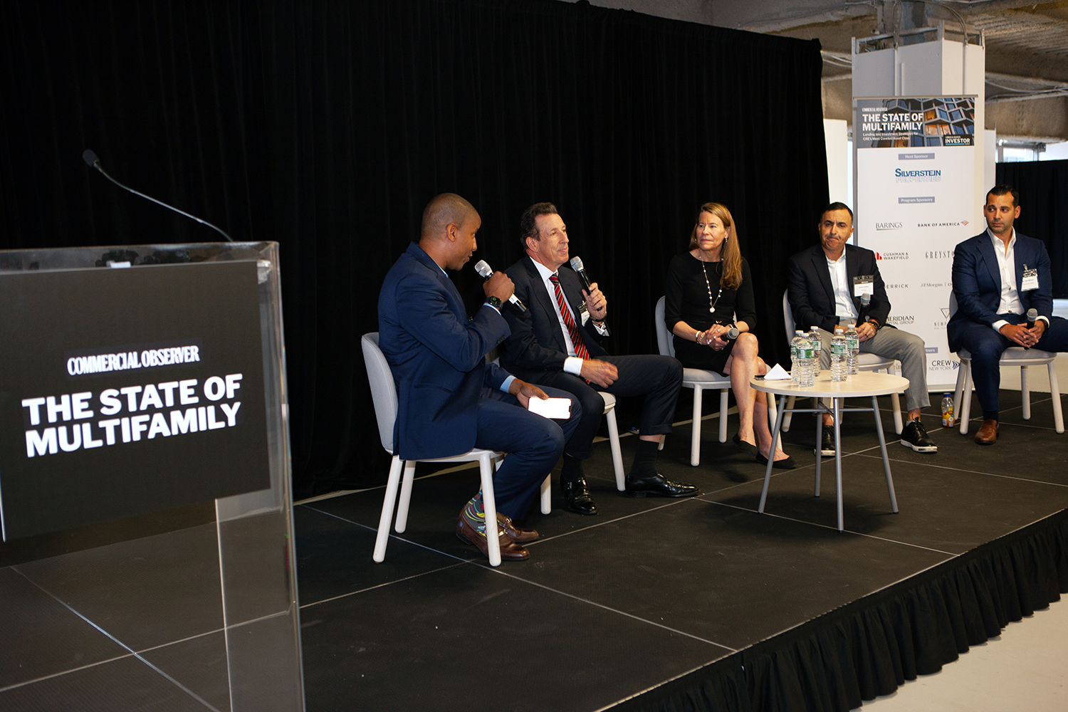 5th panel Aundre Oldacre Stuart Boesky Maria Barry Daron Tubian Michael Milazzo CommObsMultiFam11776thAve21Sept2023GMorris 366 1390 WEB Multifamily Market a Safe Bet Still Despite Mounting Challenges: Forum