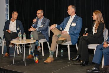 Nicholas Baccile, Ari Abramson, Mark Stewart and Amanda Gray discuss the challenges of financing multifamily deals as interest rates and insurance costs have skyrocketed during Commercial Observer's multifamily forum. 