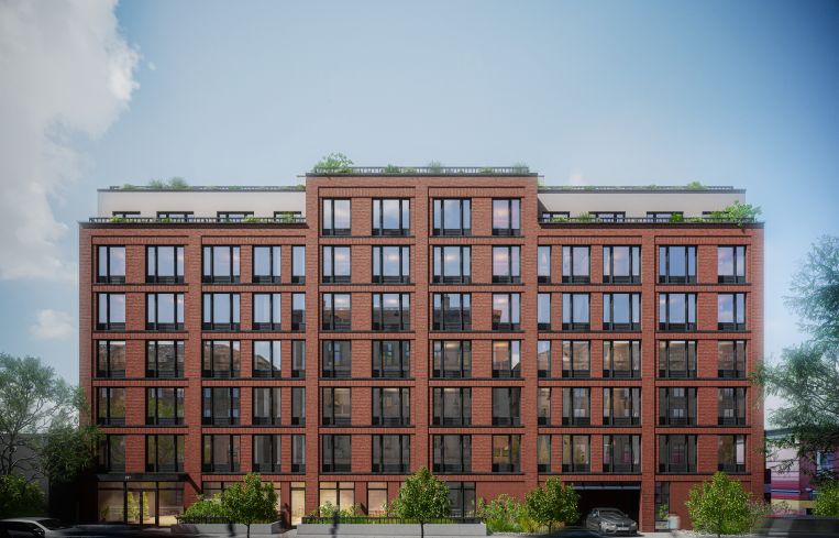 Rendering of 827 Sterling Place in Crown Heights, Brooklyn.