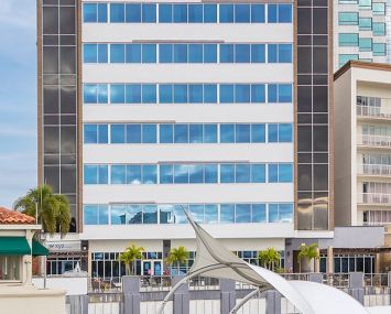 The Aloft Tampa Downtown hotel in Tampa Bay, Fla.