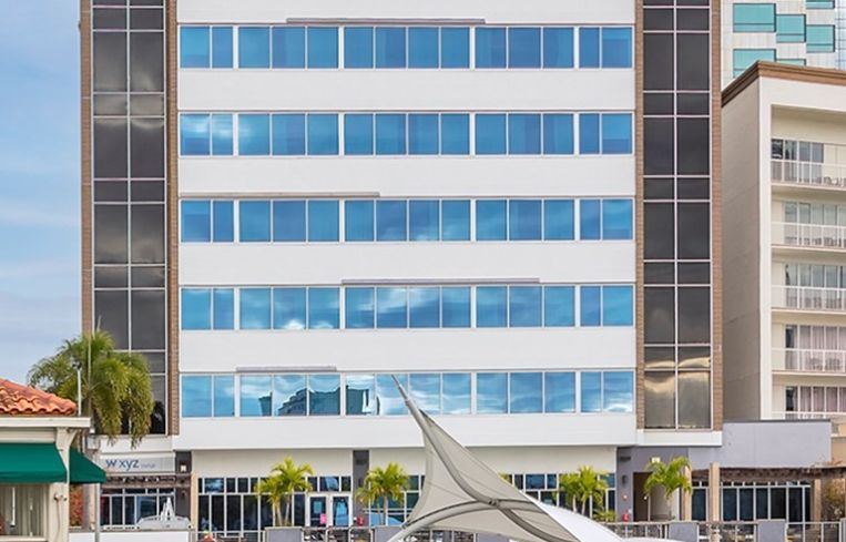 The Aloft Tampa Downtown hotel in Tampa Bay, Fla.