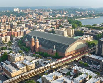 An armory in the Bronx.