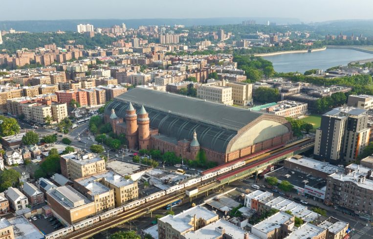 An armory in the Bronx.