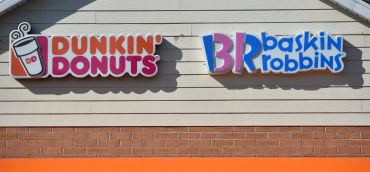 Dunkin' Donuts sign. 