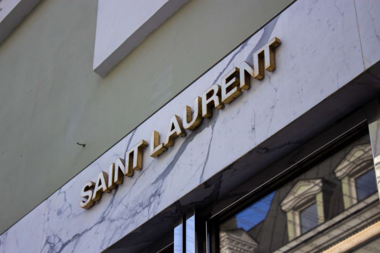 A Saint Laurent store