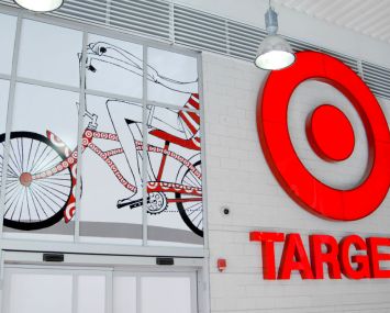 A Target store sign