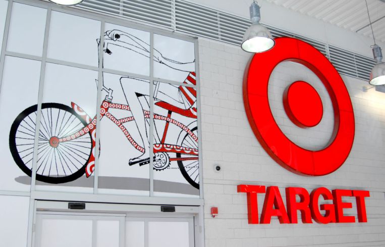 A Target store sign