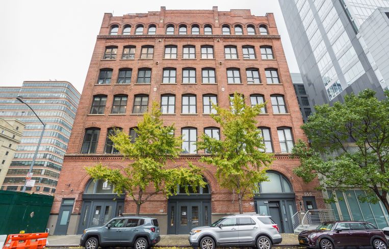 A six-story building in Manhattan.