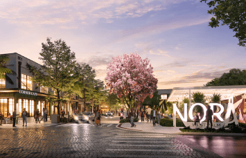 Entrance to the Nora development.
