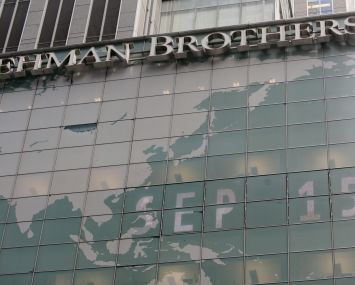 Lehman Brothers declared bankruptcy in the wee small hours East Coast time on Sept. 15, 2008.