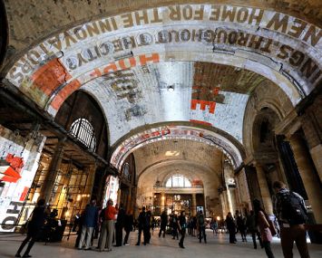The Ford Motor Company bought the old Michigan Central train station in Detroit in 2018, and revamped it into a hub for itself and the surrounding neighborhood.