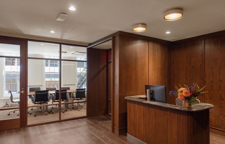 Hanover Bank at One Hanover in Lower Manhattan reopened as a boutique, class-A office building after a renovation by owner and developer SomeraRoad. PHOTO: Daniel Schwartz