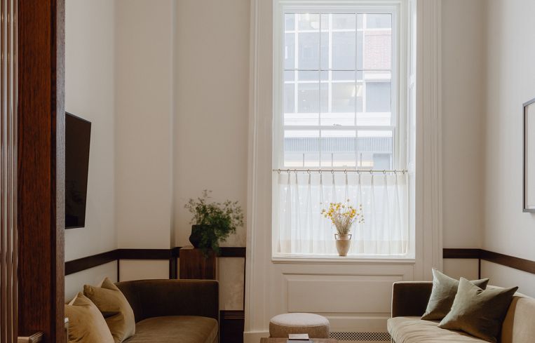 Hanover Bank at One Hanover in Lower Manhattan reopened as a boutique, class-A office building after a renovation by owner and developer SomeraRoad. PHOTO: Daniel Schwartz