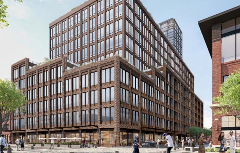 Rendering of 919 on Fulton, on 919 West Fulton Street, in Chicago, Illinois.