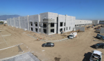 The distribution facility is rising on 15.3 acres at 3900 Arden Drive in El Monte, Calif.