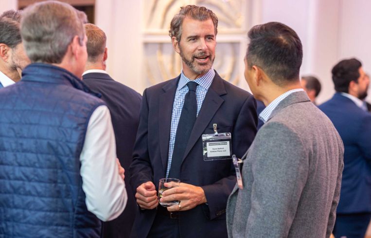 Attendees at Commercial Observer's West Coast Executive Leadership Reception at the Waldorf Astoria in Beverly Hills.