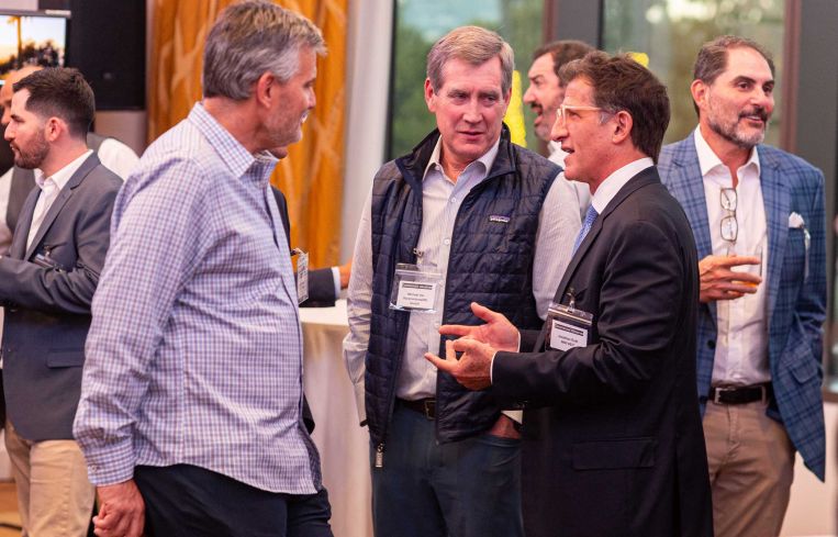 Attendees at Commercial Observer's West Coast Executive Leadership Reception at the Waldorf Astoria in Beverly Hills.