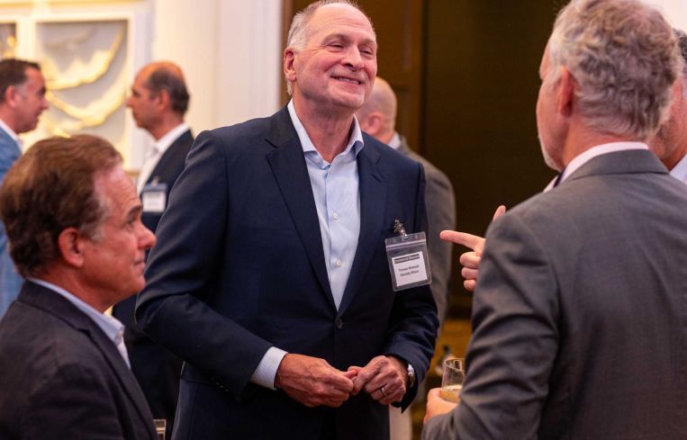 Attendees at Commercial Observer's West Coast Executive Leadership Reception at the Waldorf Astoria in Beverly Hills.