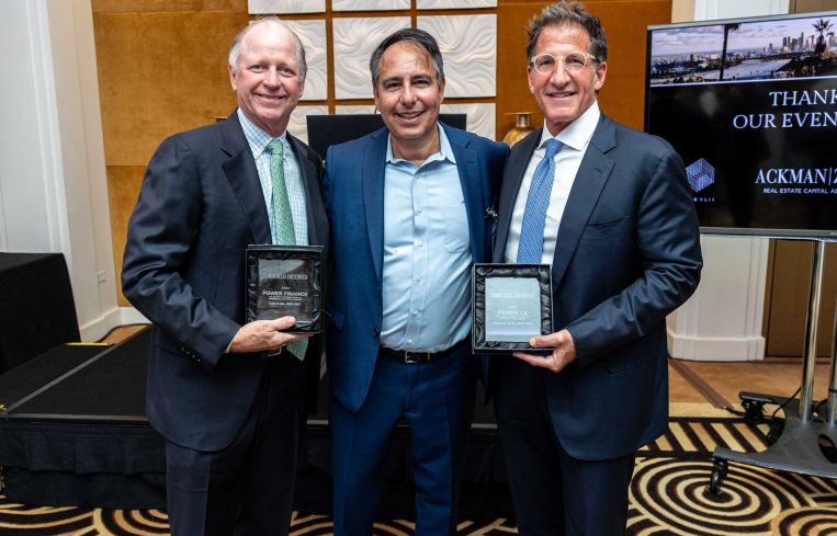 Attendees at Commercial Observer's West Coast Executive Leadership Reception at the Waldorf Astoria in Beverly Hills.