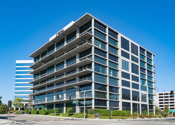 General view of the TikTok headquarters in Culver City, California.