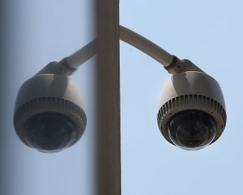 A security camera